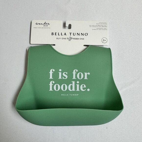 Bella Tunno Silicone Wonder Bib Baby Kid Safe Waterproof Mess Ready Adjustable - Picture 1 of 8